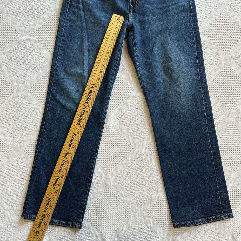 American Eagle Relaxed Distressed Straight Leg Men’s Jeans 32x30-Whiskered Faded - Picture 5 of 10